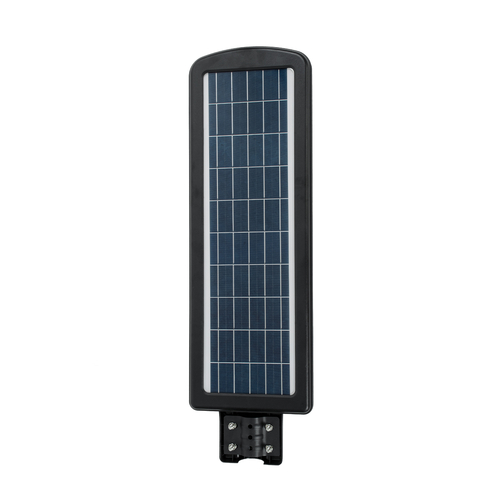 GloboStar® STREETA 85346 Professional LED Solar Street Light Αυτόνομο Ηλιακό Φωτιστικό Δρόμου 180W 1800lm 288 x LED SMD 5730 με Ενσωματωμένο Φωτοβολταϊκό Panel 6V 20W & Επαναφορτιζόμενη Μπαταρία Li-ion 3.2V 30000mAh με Αισθητήρα Ημέρας-Νύχτας & PIR Αισθητήρα Κίνησης - Αδιάβροχο IP65 - Ψυχρό Λευκό 6000K - Μ25 x Π7 x Υ83cm - 2 Years Warranty