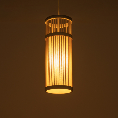 GLOBOSTAR® HIBISCUS 01937 Boho Κρεμαστό Φωτιστικό Οροφής με Ντουί 1 x E27 AC 220-240V IP20 - Μπεζ - Μ13 x Π13 x Υ35cm