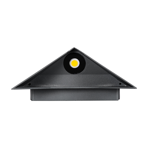 GLOBOSTAR® STEALTH 60522 Μοντέρνο Φωτιστικό Τοίχου - Απλίκα LED 10W 1100lm 60° AC 220-240V Αδιάβροχο IP65 Φυσικό Λευκό 4500K - Bridgelux COB Chip & TÜV SÜD Driver - Γκρι Ανθρακί Ματ - Μ17 x Π7.5 x Υ17cm - 5 Χρόνια Εγγύηση