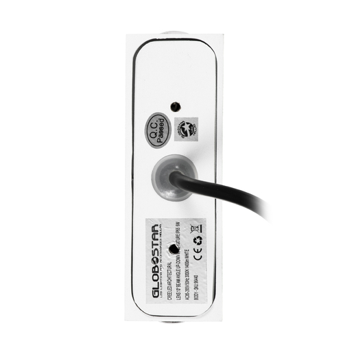 GLOBOSTAR® LINOR 60527 Μοντέρνο Φωτιστικό Τοίχου - Απλίκα LED 10W 1000lm 10° AC 220-240V Αδιάβροχο IP65 Θερμό Λευκό 2700K - Bridgelux COB Chip & TÜV SÜD Driver - Λευκό Ματ - Μ12.5 x Π6 x Υ4cm - 5 Χρόνια Εγγύηση