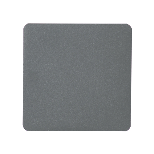 GLOBOSTAR® CUADRADO 60570 Μοντέρνο Φωτιστικό Τοίχου - Απλίκα LED 10W 1000lm 60° AC 220-240V Αδιάβροχο IP65 Θερμό Λευκό 2700K - Bridgelux COB Chip & TÜV SÜD Driver - Γκρι Ανθρακί Ματ - Μ14 x Π14 x Υ4.5cm - 5 Χρόνια Εγγύηση