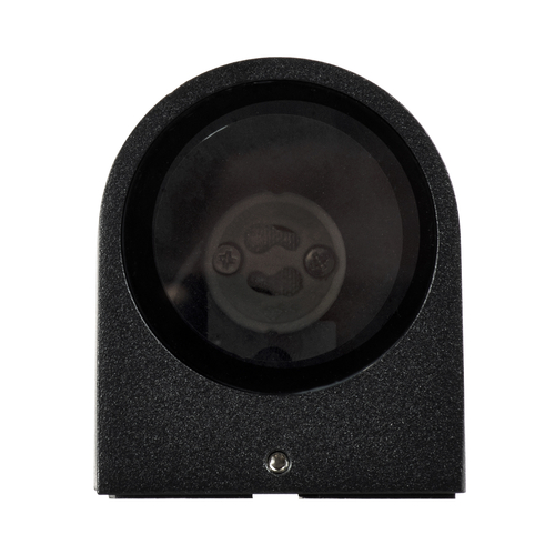 kelvo® MURANO 60607 Μοντέρνο Φωτιστικό Τοίχου - Απλίκα για Λάμπα MR16 με Ντουί 1 x GU10 AC 220-240V Αδιάβροχο IP65 - Μαύρο Ματ - Μ8 x Π8 x Υ7cm