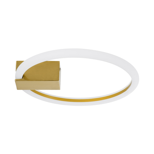 GLOBOSTAR® CINDERELLA 60978 Μοντέρνο Φωτιστικό Οροφής LED 16W 1792lm 360° AC 220-240V IP20 Ρυθμιζόμενο Λευκό CCT με On/Off 2700K/4500K/6000K - Lumileds SMD Chip - Χρυσό Βούρτσας - Μ28.5 x Π28.5 x Υ5cm - 3 Χρόνια Εγγύηση