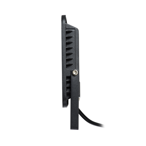 GLOBOSTAR® ATLAS 61424 Προβολέας LED 50W 5750lm 120° AC 220-240V Αδιάβροχο IP67 Θερμό Λευκό 2700K - Lumileds SMD Chip - TÜV Rheinland Certified - Μαύρο Ματ - Μ21 x Π3.5 x Υ16cm - 5 Χρόνια Εγγύηση