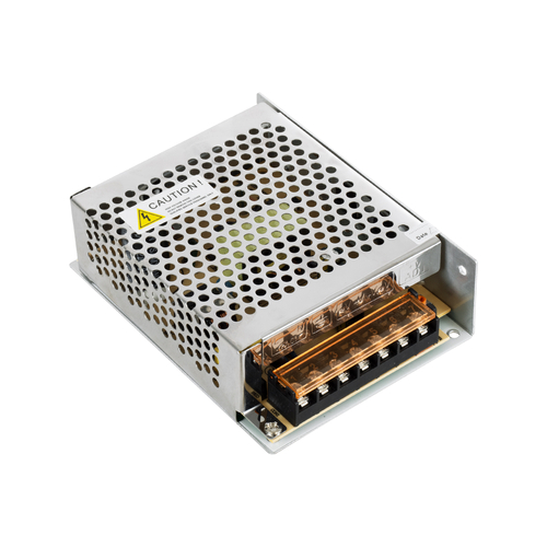 GLOBOSTAR® LUMIVOLT 73043 Τροφοδοτικό/Μετασχηματιστής PELV 120W 5A DC 24V IP20 - AC 220-240V σε DC 24V / Ρυθμιζόμενo από DC 22.5V έως DC 25.5V - Μ13 x Π10 x Υ4cm - 3 Χρόνια Εγγύηση