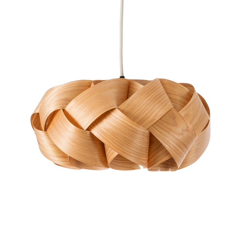 GLOBOSTAR® SARDIGNA 02217 Boho Κρεμαστό Φωτιστικό Οροφής με Ντουί 1 x E27 AC 220-240V IP20 - Καφέ - Μ40 x Π40 x Υ20cm