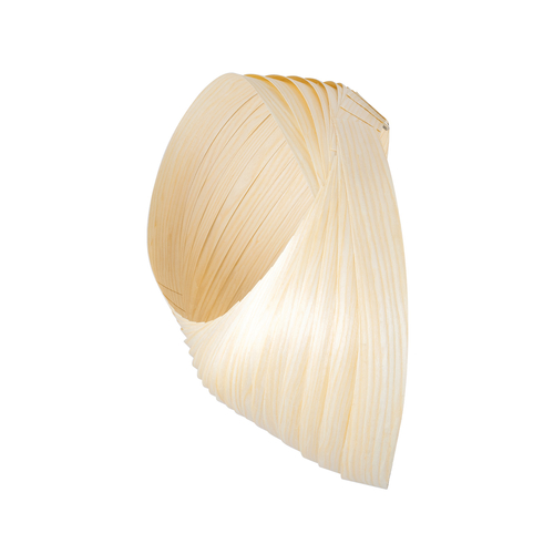 GLOBOSTAR® SALREL 02224 Boho Φωτιστικό Τοίχου - Απλίκα με Ντουί 1 x E27 AC 220-240V IP20 - Μπεζ - Μ30 x Π22 x Υ38cm