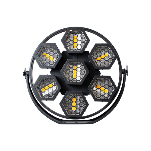 HEXA® HALO 51195 Stage Φωτιστικό Ειδικών Εφέ Digital Matrix Pixel & Blinder LED 434W 120° AC 220-240V IP20 7 x 50W COB Chip & 168 x 0.5W SMD5050 Chip Ultra Θερμό Λευκό 2200K & Πολύχρωμο RGB Dimmable DMX512 Protocol - Μ50 x Π10.5 x Υ47cm - 2 Χρόνια Εγγύηση