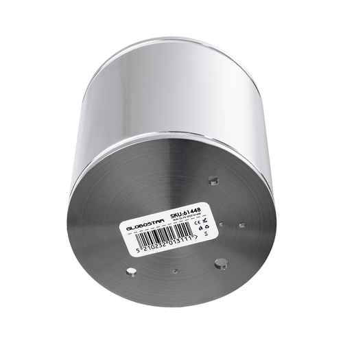 kelvo® MARETTI 61448 Φωτιστικό Downlight Σποτ για Λάμπα MR16 με Ντουί 1 x GU10 AC 220-240V Αδιάβροχο IP65 - Νίκελ Βούρτσας - Μ9 x Π9 x Υ9cm