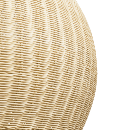 GLOBOSTAR® RAITO 01826 Boho Κρεμαστό Φωτιστικό Οροφής με Ντουί 1 x E27 AC 220-240V IP20 - Μπεζ - Μ100 x Π100 x Υ63cm