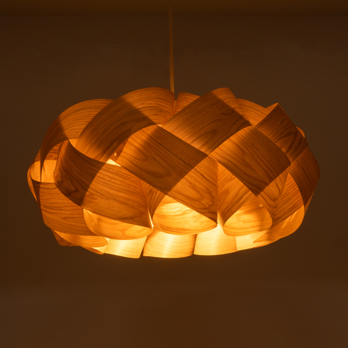 GLOBOSTAR® SARDIGNA 02218 Boho Κρεμαστό Φωτιστικό Οροφής με Ντουί 1 x E27 AC 220-240V IP20 - Καφέ - Μ60 x Π60 x Υ30cm