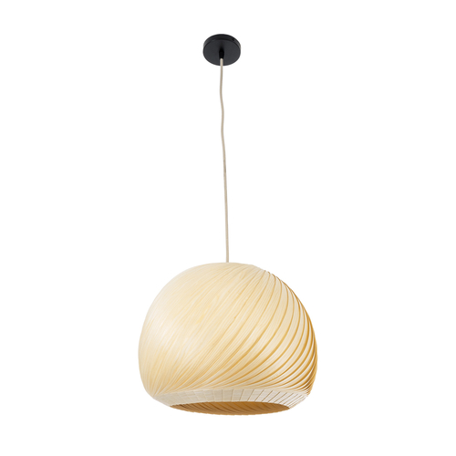 GLOBOSTAR® KAILANI 02242 Boho Κρεμαστό Φωτιστικό Οροφής με Ντουί 1 x E27 AC 220-240V IP20 - Μπεζ - Μ40 x Π40 x Υ30cm