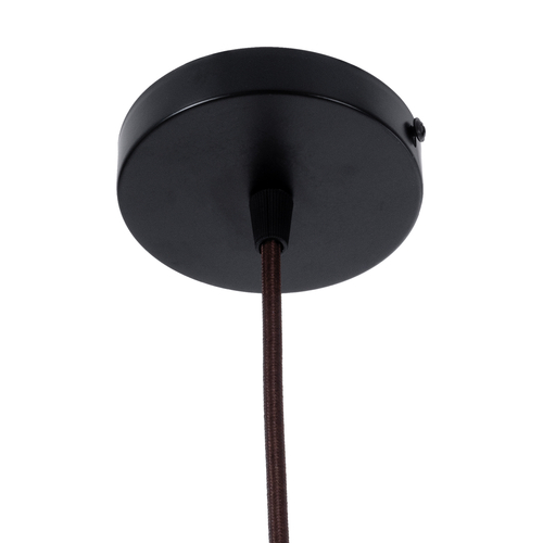 GLOBOSTAR® PALERMO 02310 Boho Κρεμαστό Φωτιστικό Οροφής με Ντουί 1 x E27 AC 220-240V IP20 - Καφέ - Μ60 x Π60 x Υ18cm