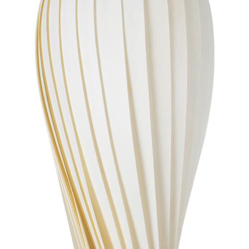 GLOBOSTAR® PRAIA 02316 Μοντέρνο Κρεμαστό Φωτιστικό Οροφής με Ντουί 2 x E27 AC 220-240V IP20 - Μπεζ & Λευκό - Μ25 x Π25 x Υ112cm