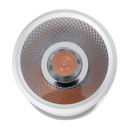 GLOBOSTAR® DETRONIC 60502 Κινούμενο Downlight Σποτ LED 10W 1250lm 24° AC 220-240V IP20 Θερμό Λευκό 2700K - Bridgelux COB Chip & TÜV SÜD Driver - Λευκό Ματ - Μ9 x Π9 x Υ16cm - 5 Χρόνια Εγγύηση