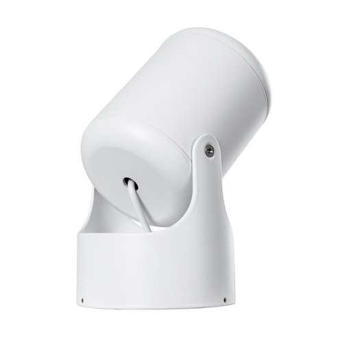 GLOBOSTAR® DETRONIC 60502 Κινούμενο Downlight Σποτ LED 10W 1250lm 24° AC 220-240V IP20 Θερμό Λευκό 2700K - Bridgelux COB Chip & TÜV SÜD Driver - Λευκό Ματ - Μ9 x Π9 x Υ16cm - 5 Χρόνια Εγγύηση