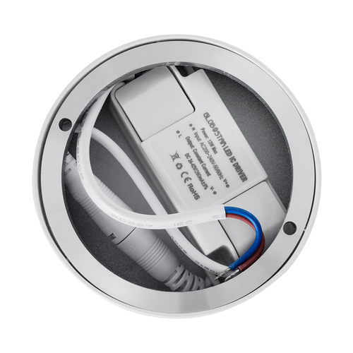 GLOBOSTAR® DETRONIC 60502 Κινούμενο Downlight Σποτ LED 10W 1250lm 24° AC 220-240V IP20 Θερμό Λευκό 2700K - Bridgelux COB Chip & TÜV SÜD Driver - Λευκό Ματ - Μ9 x Π9 x Υ16cm - 5 Χρόνια Εγγύηση