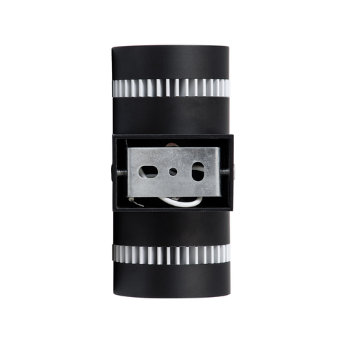 GLOBOSTAR® CANNONAL 60577 Μοντέρνο Φωτιστικό Τοίχου - Απλίκα LED 10W 1150lm 30° AC 220-240V IP20 Θερμό Λευκό 2700K - Bridgelux COB Chip & TÜV SÜD Driver - Μαύρο Ματ & Λευκό Ματ - Μ5 x Π6.5 x Υ11cm - 3 Χρόνια Εγγύηση