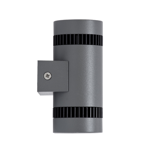 GLOBOSTAR® CANNONAL 60579 Μοντέρνο Φωτιστικό Τοίχου - Απλίκα LED 20W 2300lm 30° AC 220-240V IP20 Θερμό Λευκό 2700K - Bridgelux COB Chip & TÜV SÜD Driver - Μαύρο Ματ & Γκρι Ανθρακί Ματ - Μ12 x Π6.5 x Υ11cm - 3 Χρόνια Εγγύηση