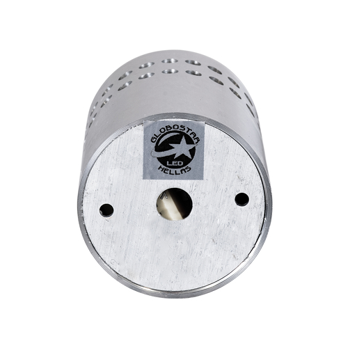 GLOBOSTAR® STAINS 60595 Μοντέρνο Φωτιστικό Τοίχου - Απλίκα LED 5W 400lm 180° AC 220-240V IP44 Ψυχρό Λευκό 6000K - Bridgelux SMD Chip & TÜV SÜD Driver - Νίκελ Βούρτσας - Μ5.5 x Π5.5 x Υ7cm - 5 Χρόνια Εγγύηση
