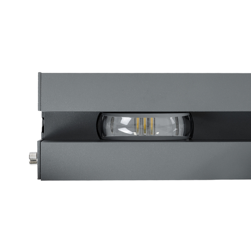 GLOBOSTAR® WINDOWARTE 90719 Φωτιστικό Ανάδειξης Παραθύρων LED 18W 1620lm 8x180° DC 24V Αδιάβροχο IP67 Θερμό Λευκό 2700K Dimmable - CREE XPE Chip - Γκρι Ανθρακί - Μ25 x Π7 x Υ4.5cm - 3 Χρόνια Εγγύηση