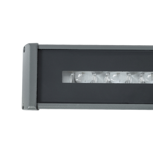 GLOBOSTAR® WINDOWRAFI 90726 Φωτιστικό Ανάδειξης Παραθύρων LED 18W 1530lm 8° x 180° DC 24V Αδιάβροχο IP67 Ultra Θερμό Λευκό 2200K Dimmable - CREE XPE Chip - Γκρι Ανθρακί - Μ30.5 x Π6.7 x Υ4.5cm - 3 Χρόνια Εγγύηση