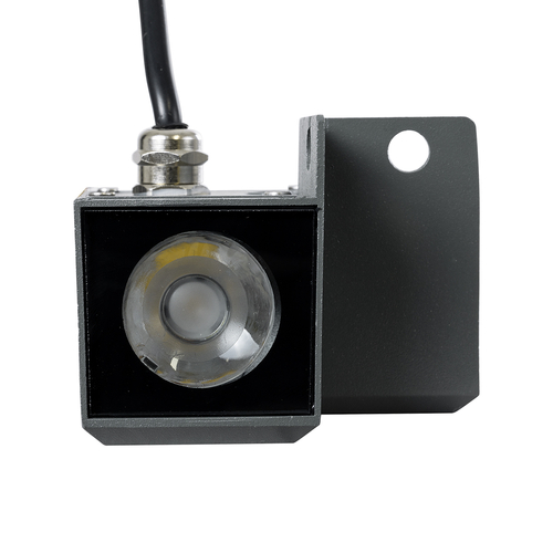 GLOBOSTAR® WALLDONA 90732 Γωνιακό Φωτιστικό LED 10W 1150lm 10° DC 24V Αδιάβροχο IP66 Φυσικό Λευκό 4500K Dimmable - CREE XPE Chip - Γκρι Ανθρακί - Μ8 x Π8 x Υ6cm - 3 Χρόνια Εγγύηση