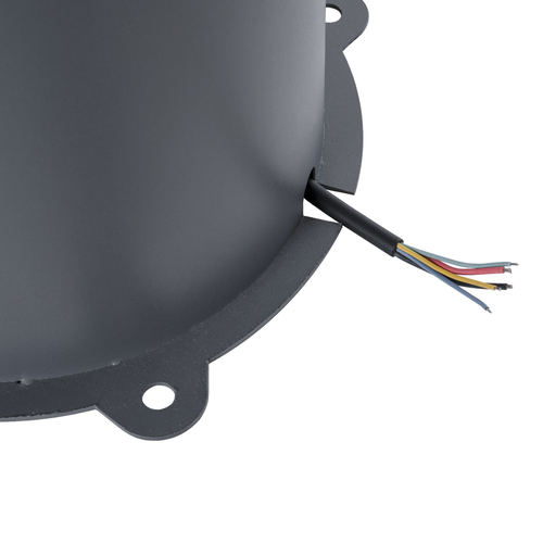 GloboStar® FLOOD-MILO 90739 Κινούμενος Προβολέας - Σποτ Φωτισμού Wall Washer για Φωτισμό Κτιρίων LED 24W 2040lm 10° DC 24V Αδιάβροχο IP67 Φ22 x Υ30cm RGBW DMX512 - Γκρι Ανθρακί - 3 Χρόνια Εγγύηση