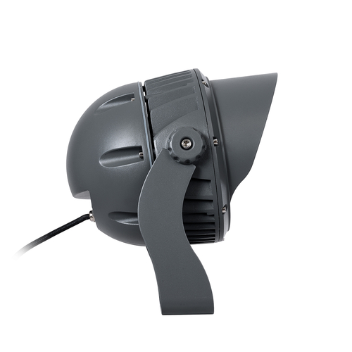 GLOBOSTAR® FLOODIMO 90744 Προβολέας Σποτ Wall Washer με Αντιθαμβωτική Γρίλια LED 54W 5130lm 10° AC 220-240V Αδιάβροχο IP67 Φυσικό Λευκό 4500K - Bridgelux SMD Chip - Γκρι Ανθρακί - Μ26 x Π28 x Υ35cm - 3 Χρόνια Εγγύηση