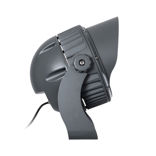 GLOBOSTAR® FLOODIMO 90748 Προβολέας Σποτ Wall Washer με Αντιθαμβωτική Γρίλια LED 100W 8000lm 10° DC 24V Αδιάβροχο IP67 Πολύχρωμο RGBW Dimmable DMX512 - Bridgelux SMD Chip - Γκρι Ανθρακί - Μ34 x Π36 x Υ44cm - 3 Χρόνια Εγγύηση