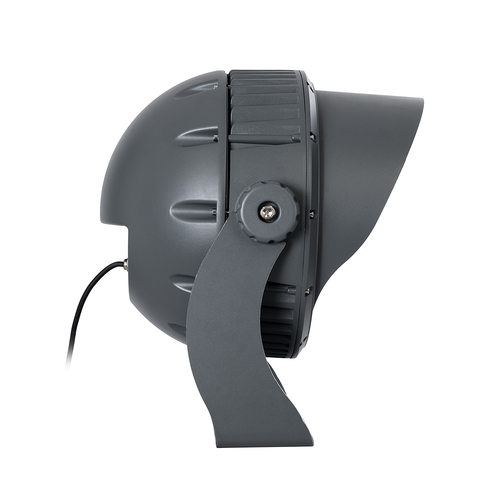 GLOBOSTAR® FLOODIMO 90749 Προβολέας Σποτ Wall Washer με Αντιθαμβωτική Γρίλια LED 150W 13500lm 10° AC 220-240V Αδιάβροχο IP67 Θερμό Λευκό 2700K - Bridgelux SMD Chip - Γκρι Ανθρακί - Μ43 x Π45 x Υ46cm - 3 Χρόνια Εγγύηση