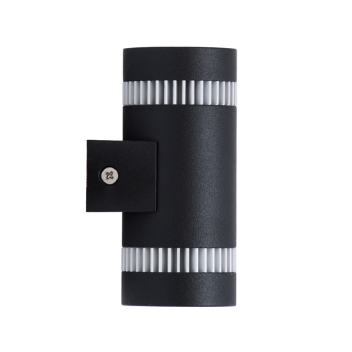 GLOBOSTAR® CANNONAL 60580 Μοντέρνο Φωτιστικό Τοίχου - Απλίκα LED 20W 2300lm 30° AC 220-240V IP20 Θερμό Λευκό 2700K - Bridgelux COB Chip & TÜV SÜD Driver - Μαύρο Ματ & Λευκό Ματ - Μ12 x Π6.5 x Υ11cm - 3 Χρόνια Εγγύηση