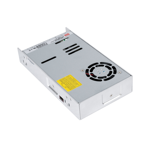 GLOBOSTAR® MEANWELL-LRS600-24 90788 Τροφοδοτικό/Μετασχηματιστής PELV 600W 25A DC 24V IP20 - AC 220-240V σε DC 24V / Ρυθμιζόμενo από 22.8VDC έως 26.4VDC - Μ22.5 x Π12.4 x Υ4.1cm - 3 Χρόνια Εγγύηση