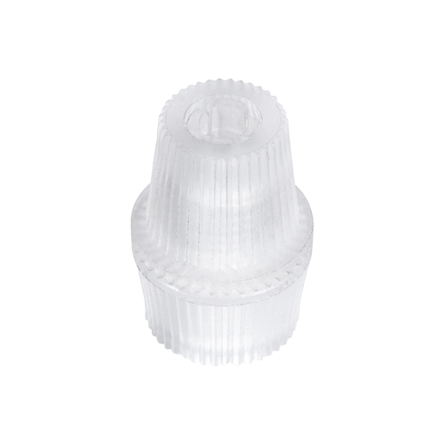 GloboStar® DIY 77562 Επιτοίχιος Στυπιοθλίπτης - Στήριγμα Καλωδίου Φωτιστικού - Φ1.6 x Υ2.3cm - Διάφανο - Πλαστικό - 5 Χρόνια Εγγύηση