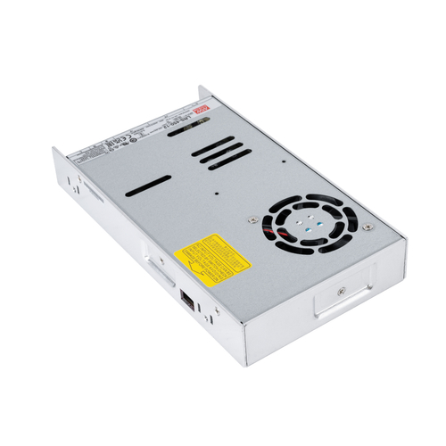 GLOBOSTAR® MEANWELL-LRS450-12 90786 Τροφοδοτικό/Μετασχηματιστής PELV 450W 37.5A DC 12V IP20 - AC 220-240V σε DC 12V / Ρυθμιζόμενo από 10.2VDC έως 13.8VDC - Μ22.5 x Π12.4 x Υ3.5cm - 3 Χρόνια Εγγύηση