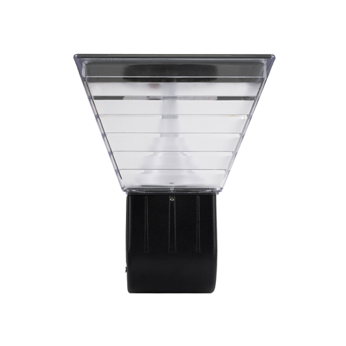 GLOBOSTAR® GRACIOUS 90529 Φωτιστικό Κολωνάκι Κήπου LED 10W 330lm 120° με Ενσωματωμένο Φωτοβολταϊκό Panel 6V 2W & Επαναφορτιζόμενη Μπαταρία Li-ion 3.2V 1800mAh με Αισθητήρα Ημέρας-Νύχτας Αδιάβροχο IP65 Θερμό Λευκό 2700K - Ψυχρό Λευκό 6000K - Γκρι Ανθρακί - Μ29 x Π24 x Υ24cm - 2 Χρόνια Εγγύηση