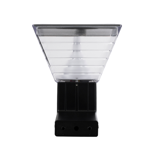 GLOBOSTAR® GRACIOUS 90529 Φωτιστικό Κολωνάκι Κήπου LED 10W 330lm 120° με Ενσωματωμένο Φωτοβολταϊκό Panel 6V 2W & Επαναφορτιζόμενη Μπαταρία Li-ion 3.2V 1800mAh με Αισθητήρα Ημέρας-Νύχτας Αδιάβροχο IP65 Θερμό Λευκό 2700K - Ψυχρό Λευκό 6000K - Γκρι Ανθρακί - Μ29 x Π24 x Υ24cm - 2 Χρόνια Εγγύηση