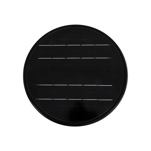 GLOBOSTAR® ARVENT 90534 Φωτιστικό Κολωνάκι Κήπου LED 10W 500lm 120° με Ενσωματωμένο Φωτοβολταϊκό Panel 6V 2W & Επαναφορτιζόμενη Μπαταρία Li-ion 3.2V 8000mAh με Αισθητήρα Ημέρας-Νύχτας Αδιάβροχο IP65 Ψυχρό Λευκό 6000K - Γκρι Ανθρακί - Μ24 x Π24 x Υ36cm - 2 Χρόνια Εγγύηση