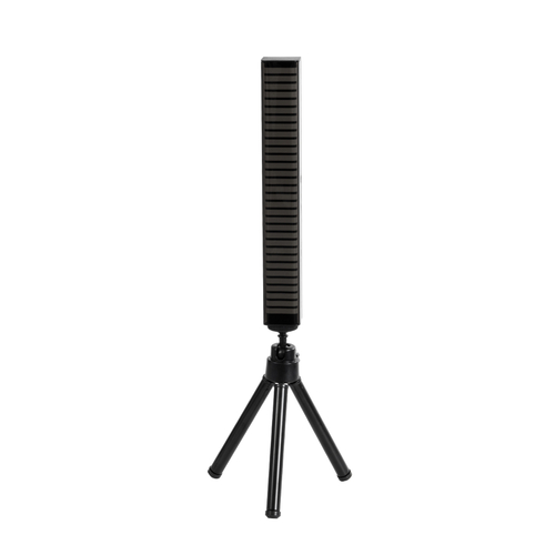 GLOBOSTAR® DIGICOLUMN 90761 Μοντέρνο Επιτραπέζιο Γραμμικό Ψηφιακό Φωτιστικό Digital Pixel Symphony Bar με RF Ασύρματο Χειριστήριο LED 8W 640lm 90° DC 5V με USB 2.0 IP20 Πολύχρωμο RGB Dimmable - Μαύρο - Μ3.4 x Π2.5 x Υ122cm - 2 Χρόνια Εγγύηση