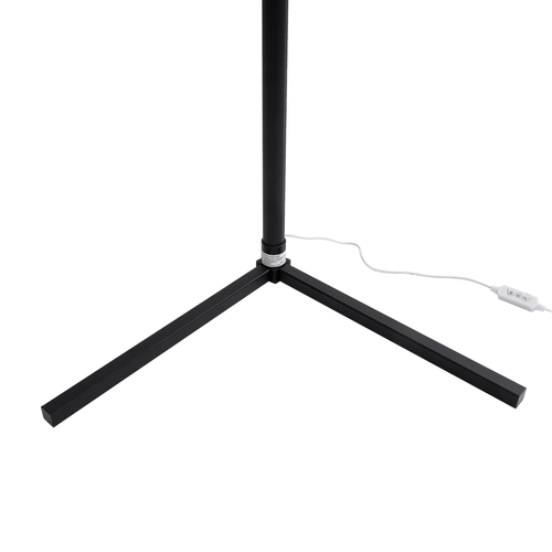 GLOBOSTAR® DIGICOLUMN 90763 Μοντέρνο Επιδαπέδιο Γραμμικό Ψηφιακό Φωτιστικό Digital Pixel Symphony Bar με RF Ασύρματο Χειριστήριο LED 16W 1280lm 180° DC 5V με USB 2.0 IP20 Πολύχρωμο RGB Dimmable - Μαύρο - Φ3 x Υ165cm - 2 Χρόνια Εγγύηση