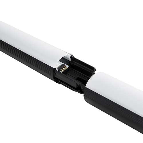 GLOBOSTAR® DIGICOLUMN 90764 Μοντέρνο Επιδαπέδιο Γραμμικό Ψηφιακό Φωτιστικό Digital Pixel Symphony Bar με RF Ασύρματο Χειριστήριο LED 16W 1280lm 180° DC 5V με USB 2.0 IP20 Πολύχρωμο RGB Dimmable - Μαύρο - Φ3 x Υ165cm - 2 Χρόνια Εγγύηση