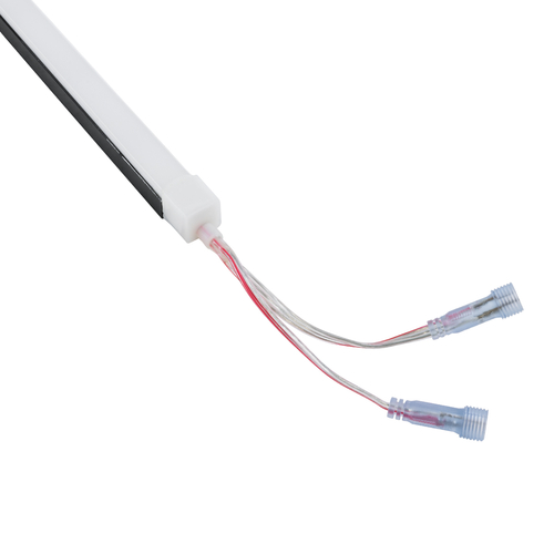 GLOBOSTAR® ALP-11S NEONIO 90767-3M Επιφανειακό Προφίλ Αλουμινίου για Ταινίες LED ΝΕΟΝΙΟ- Μαύρο - Μ300 x Π1.6 x Υ1.1cm