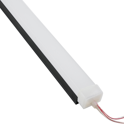 GLOBOSTAR® ALP-19S NEONIO 90771-3M Επιφανειακό Προφίλ Αλουμινίου για Ταινίες LED NEONIO - Μαύρο - Μ300 x Π2.9 x Υ1.9cm