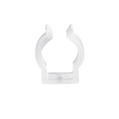 GloboStar® CON-NEONIO 90778 Βάση Στήριξης Ω για την NEONIO Digital Neon Flex LED 14.4W/m 12VDC με Π2 x Υ2cm - Διάφανο - Μ2.3 x Π2 x Υ2.7cm