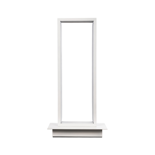 GloboStar® CORNELIE 60461 Επιτραπέζιο Φωτιστικό LED CCT 18W 1980lm 200° AC 220-240V - Εναλλαγή Φωτισμού μέσω Διακόπτη On/Off All In One Ψυχρό 6000k+Φυσικό 4500k+Θερμό 2700k Μ18 x Π10 x Υ36cm - Λευκό - 3 Χρόνια Εγγύηση