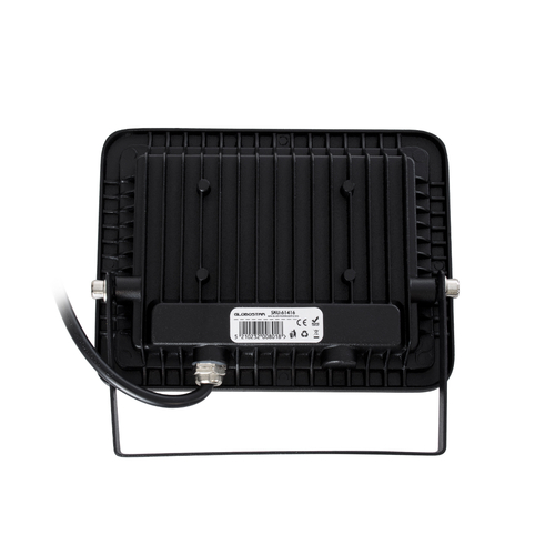 GLOBOSTAR® ATLAS 61417 Προβολέας LED 30W 3600lm 120° AC 220-240V Αδιάβροχο IP67 Φυσικό Λευκό 4500K - Lumileds SMD Chip - TÜV Rheinland Certified - Μαύρο Ματ - Μ16 x Π2.5 x Υ12.5cm - 5 Χρόνια Εγγύηση