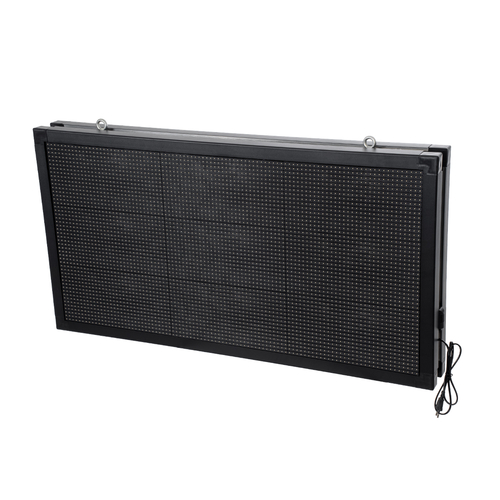 GLOBOSTAR® DISPLAY 90299 Κυλιόμενη Ψηφιακή Επιγραφή 96x48cm P10 Διπλής Όψης LED AC 220-240V Αδιάβροχο IP65 RGB - WiFi Control μέσω FK APP - Αισθητήρας Θερμοκρασίας & Υγρασίας - Μ102 x Π11 x Υ54.5cm - 2 Χρόνια Εγγύηση