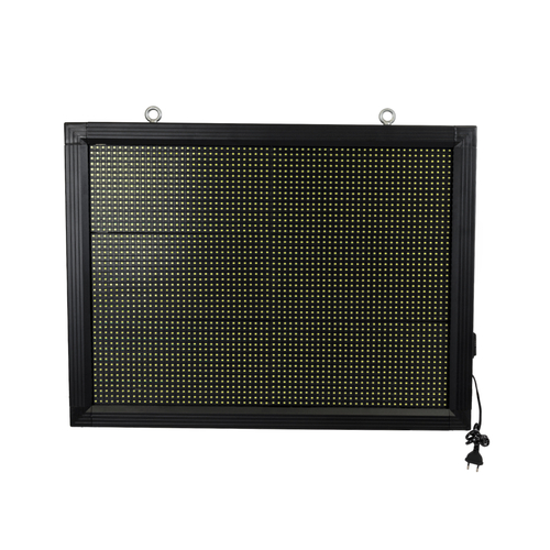 GLOBOSTAR® DISPLAY 90800 Κυλιόμενη Ψηφιακή Επιγραφή 64x48cm P10 Μονής Όψης LED AC 220-240V Αδιάβροχο IP65 Ψυχρό Λευκό 6000K - WiFi Control μέσω FK APP - Αισθητήρας Θερμοκρασίας & Υγρασίας - Μ72 x Π9 x Υ56cm - 2 Χρόνια Εγγύηση