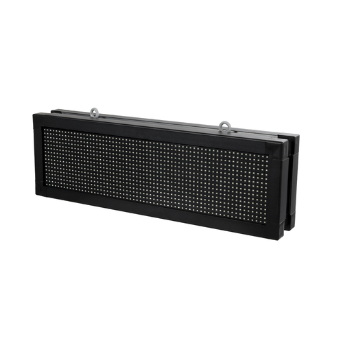 GLOBOSTAR® DISPLAY 90268 Κυλιόμενη Ψηφιακή Επιγραφή 64x16cm P10 Διπλής Όψης LED AC 220-240V Αδιάβροχο IP65 Κόκκινο - WiFi Control μέσω FK APP - Αισθητήρας Θερμοκρασίας & Υγρασίας - Μ70.5 x Π11 x Υ22.5cm - 2 Χρόνια Εγγύηση
