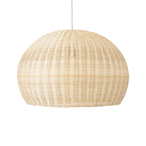 GLOBOSTAR® RAITO 01825 Boho Κρεμαστό Φωτιστικό Οροφής με Ντουί 1 x E27 AC 220-240V IP20 - Μπεζ - Μ60 x Π60 x Υ40cm